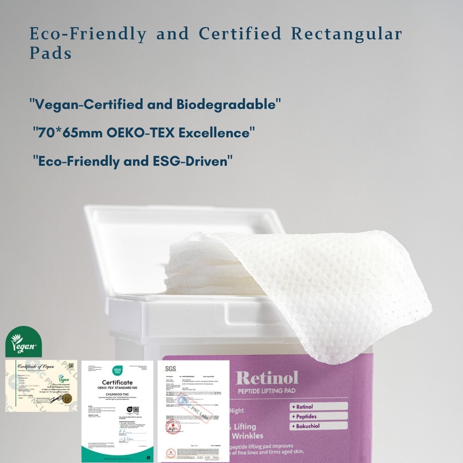 OATTBE Retinol Peptide Lifting Pad (120 Pads)