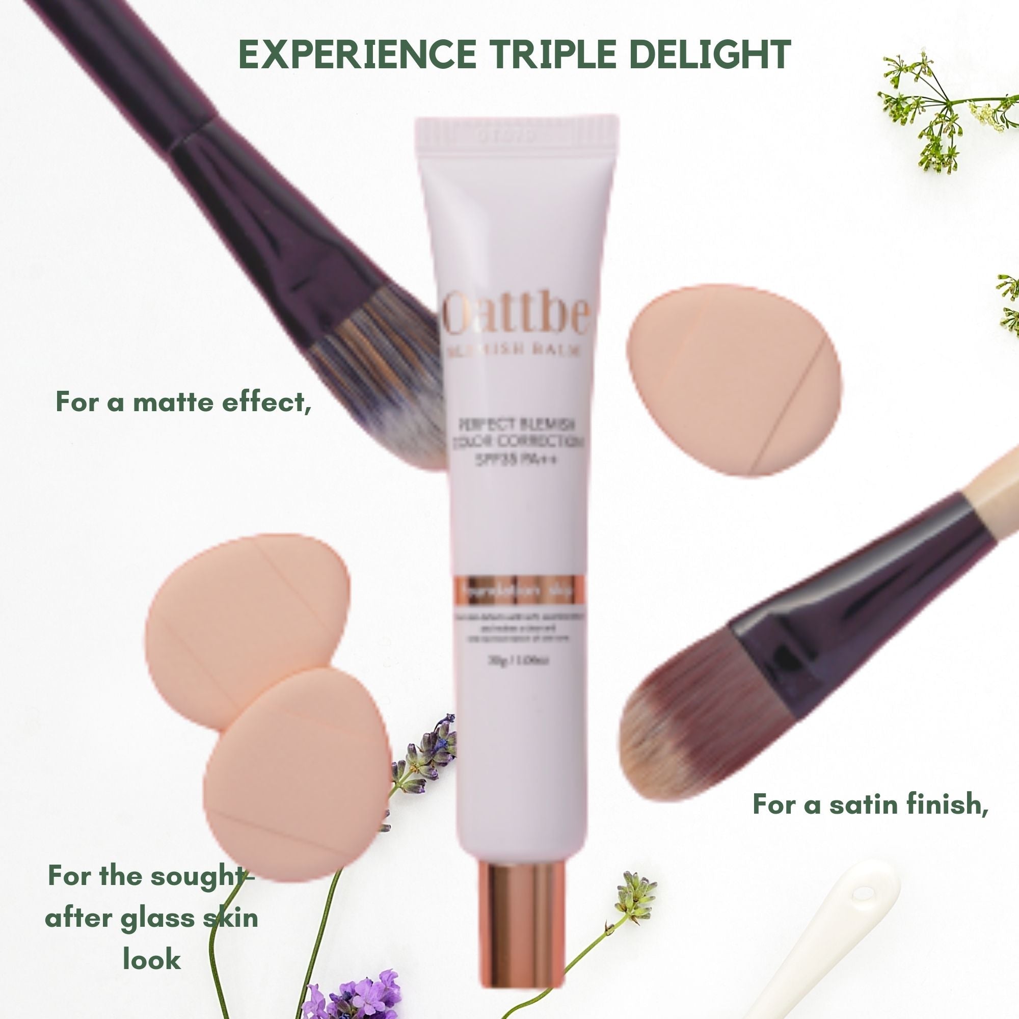 Without the cakey trace, this lightweight cream gives you a fresh, even-toned complexion.