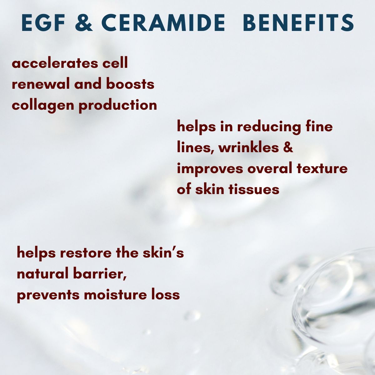 Infused with Ceramide NP, a known agent for reinforcing the skin's barrier, providing a day-long protection against environmental aggressors, helping your skin to retain its natural glow and health.