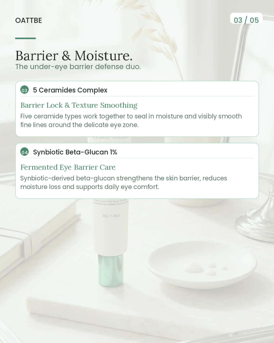 Oattbe Syn Bio B-Glucans Eye cream