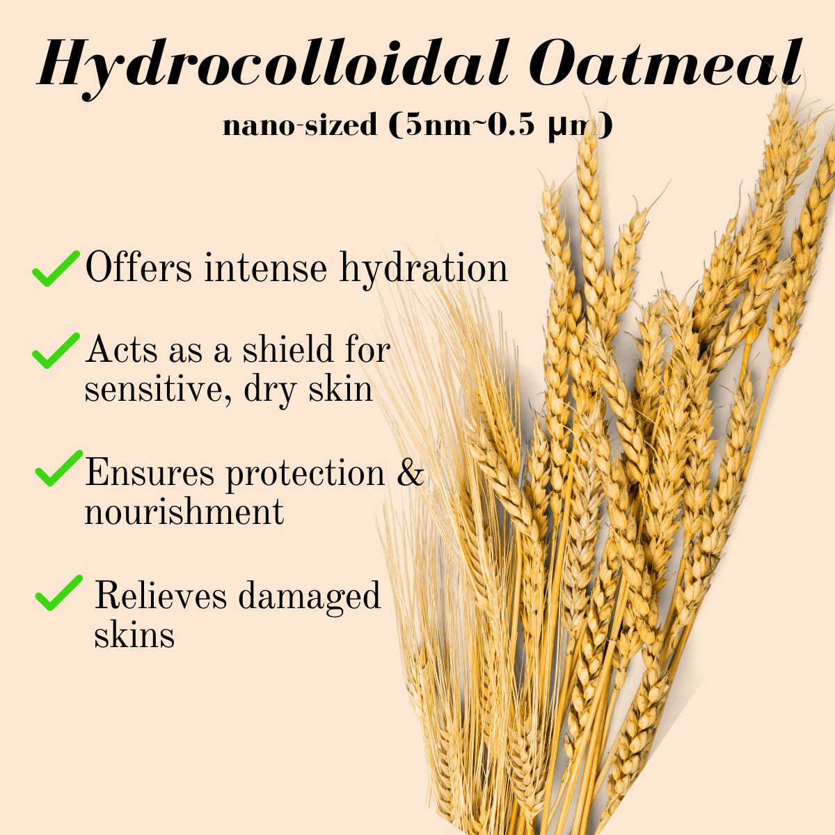 hydrocolloidal solution and contains 50% of 5nm-0.5㎛, nano-sized particles