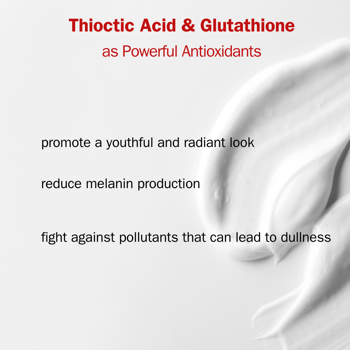 other antioxidants, Thioctic Acid and Glutathione