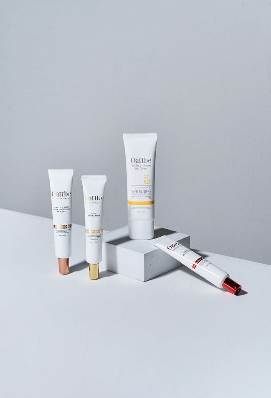 oattbe_quatro_skin_solution, melano cream, repair cream, CC cream, Sun cream
