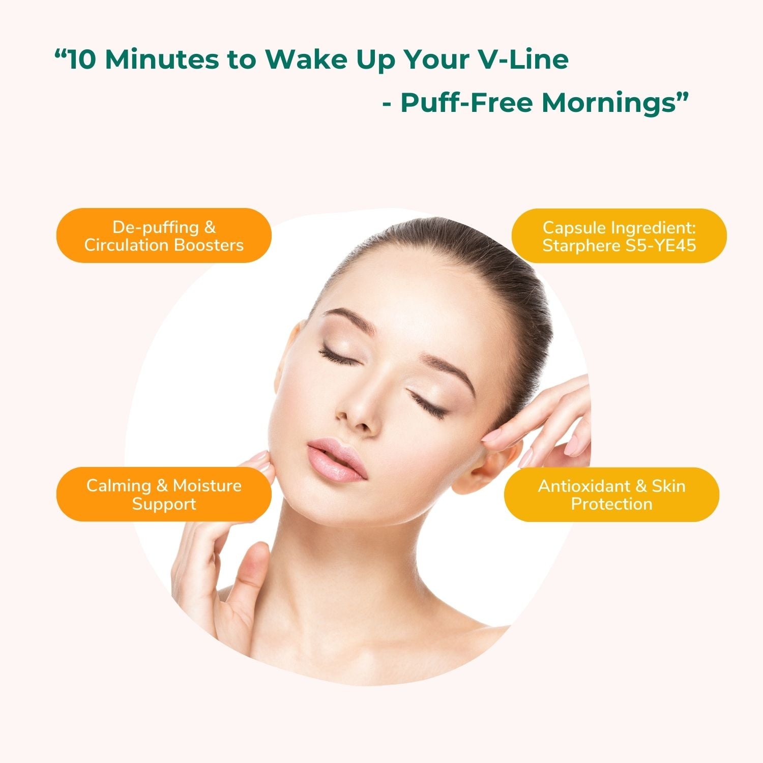 Oattbe Contour V-fit Face Pack- Lightweight gel cream with Caffeine · Botanical Extracts · Encapsulated Vitamin E